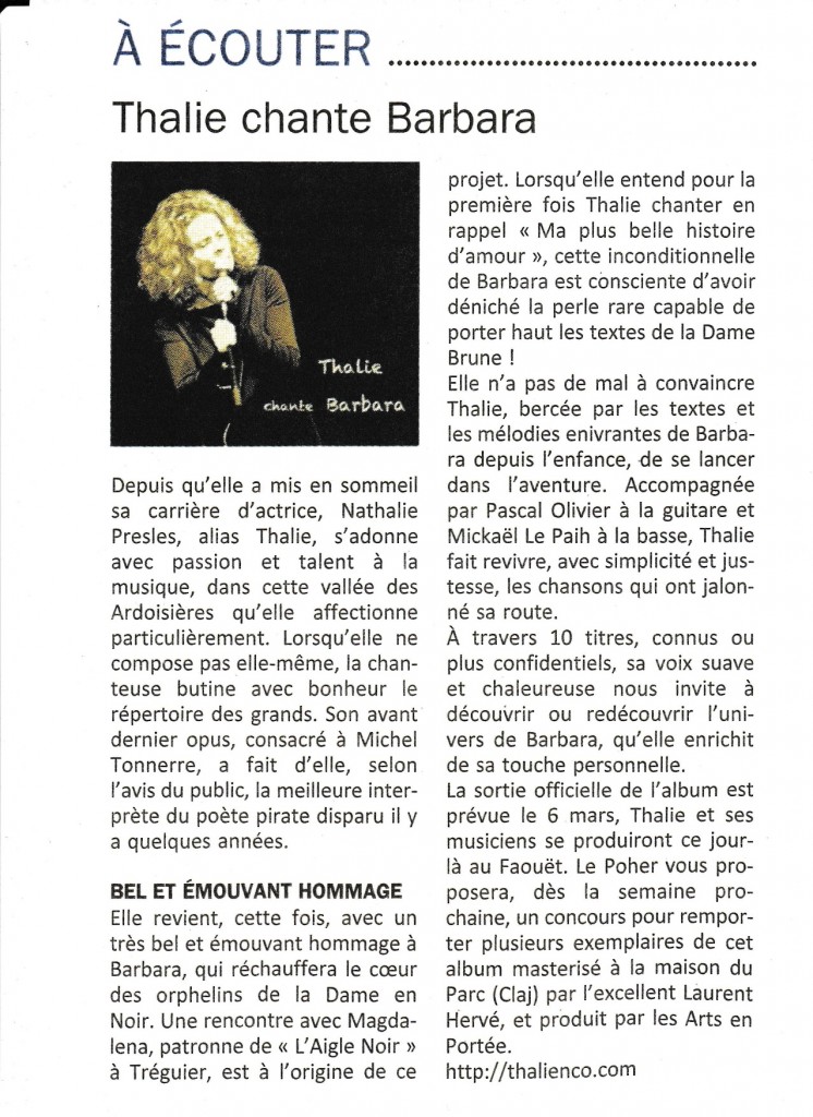 Article CD Le Poher